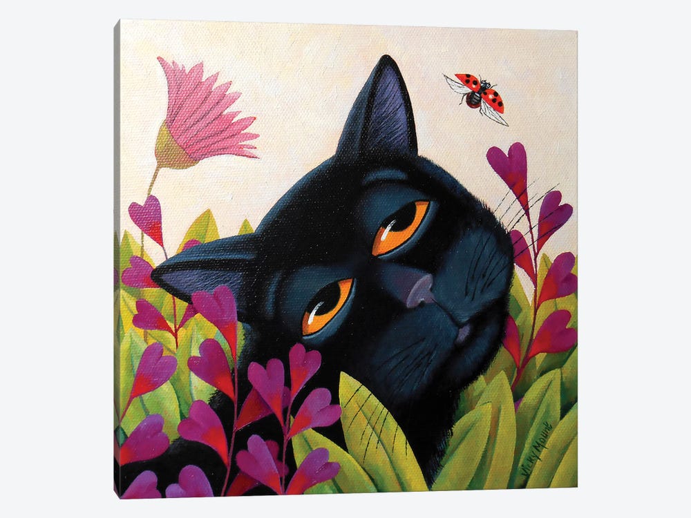 Ladybug by Vicky Mount 1-piece Art Print