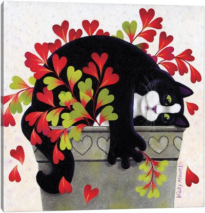 Love Pot Canvas Art Print - Vicky Mount