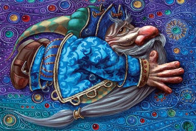 Magic Flight II by Victor Molev metal wall art