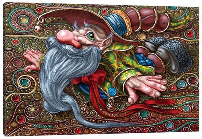 Magic Flight III  Canvas Art Print - Gnomes