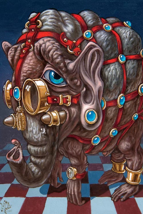 Many-Eyed Elephant by Victor Molev wall art