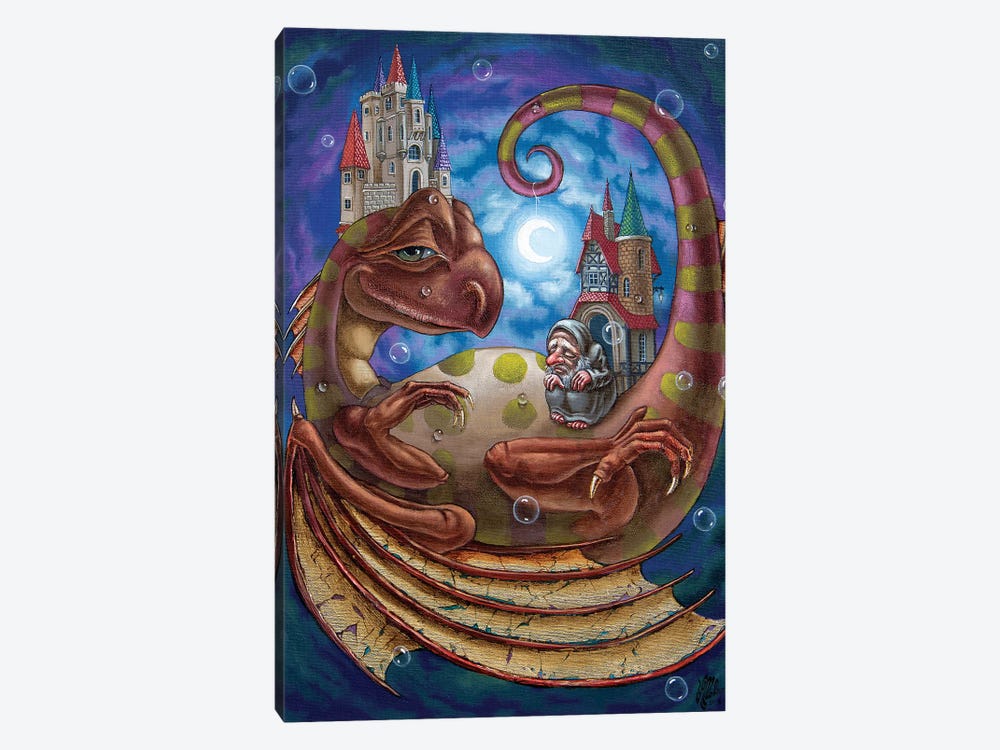 The First Dream Of A Celestial Dragon by Victor Molev 1-piece Art Print