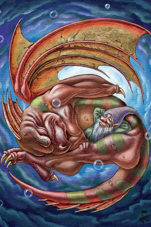 The Second Dream Of A Celestial Dragon Canvas A Victor Molev Icanvas