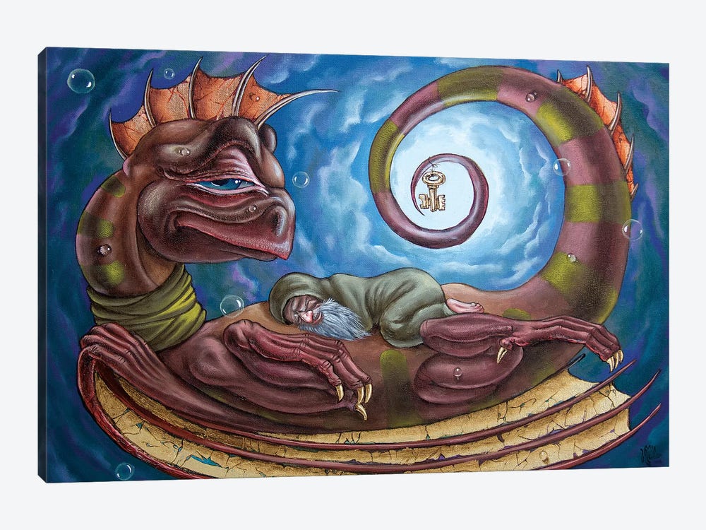 The Third Dream Of Celestial Dragon by Victor Molev 1-piece Art Print