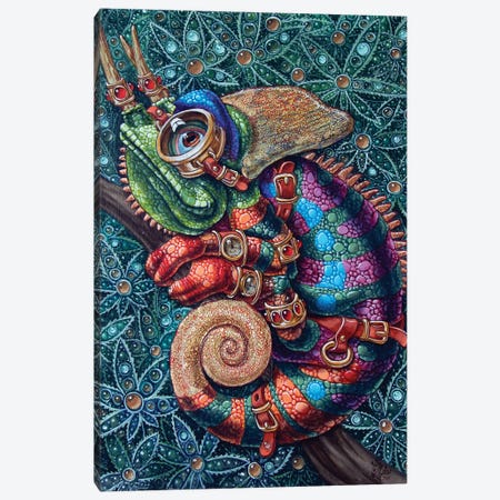 Chameleon Canvas Print #VMO11} by Victor Molev Canvas Artwork