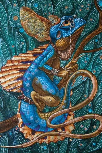 Iguanas: Common Basilisk by Victor Molev