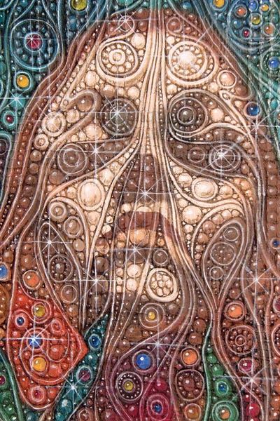 Pieced Together Portraits: Decorative Portrait by Victor Molev