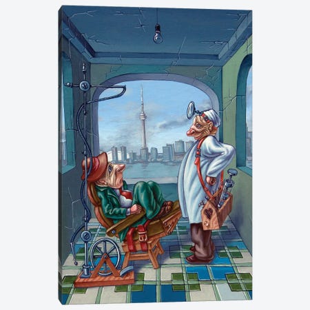 Dentist Canvas Print #VMO22} by Victor Molev Canvas Art Print