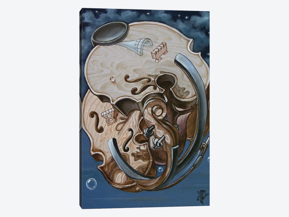 Einstein's Violin by Victor Molev 1-piece Canvas Wall Art