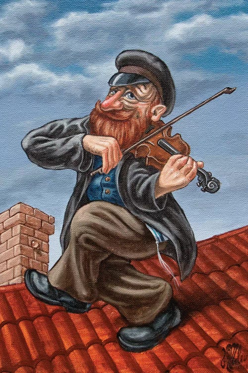 Fiddler On The Roof by Victor Molev wall art