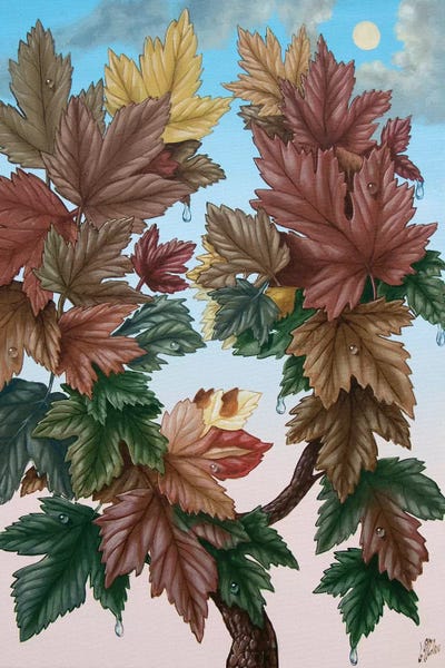 Pieced Together Portraits: Flora Autumn by Victor Molev