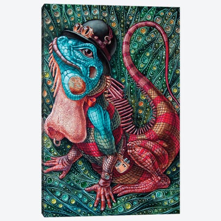 Iguana Canvas Print #VMO43} by Victor Molev Art Print