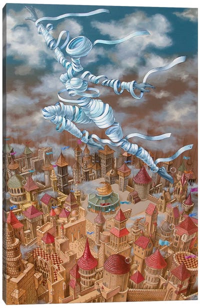 Jerusalem Mirage Canvas Art Print - Jerusalem