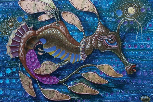 Victor Molev: Leafy Seadragon by Victor Molev