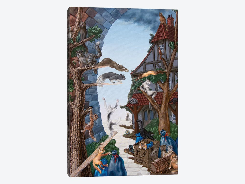 Andrew Lloyd Webber by Victor Molev 1-piece Canvas Print
