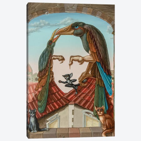 Mona Lisa - Air Canvas Print #VMO54} by Victor Molev Canvas Art Print