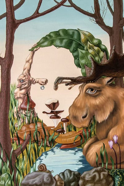 Mona Lisa - Ground by Victor Molev multi panel art