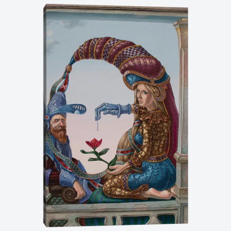 Mona Lisa - Love Canvas Print #VMO57} by Victor Molev Canvas Print