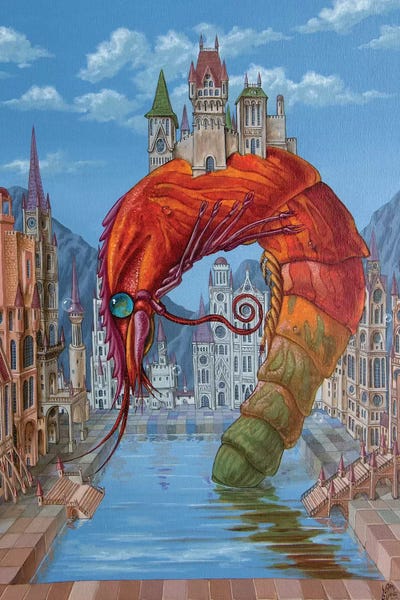 Shrimp: Red Shrimp by Victor Molev