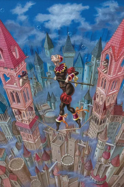 Castles & Palaces: Ropewalker by Victor Molev