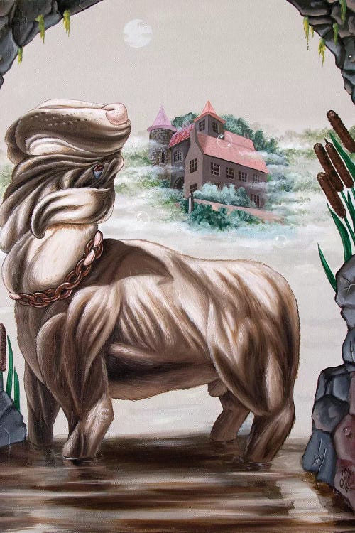 The Hound Of The Baskervilles by Victor Molev wall art