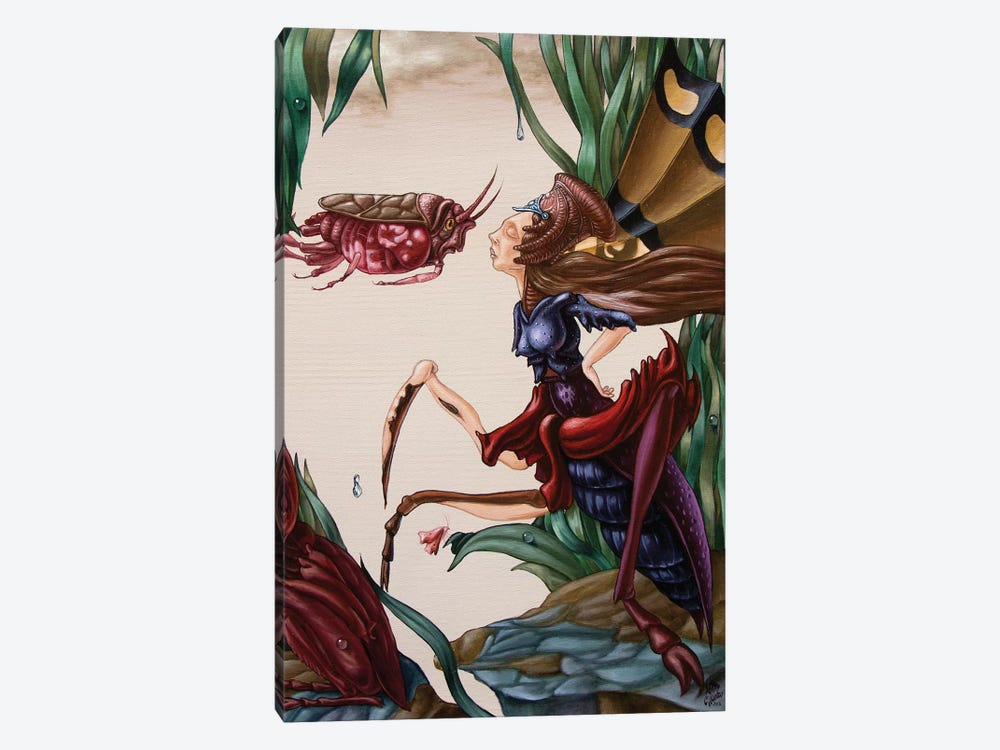 Unsung Song Of Alice Cooper About Love Of Insects by Victor Molev 1-piece Art Print