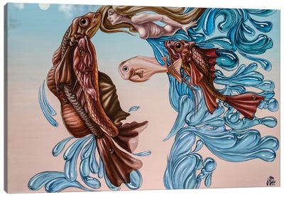 Venus Canvas Art Print - Mermaid Art