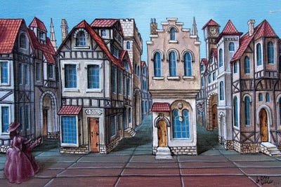 The Angel Flew By by Victor Molev canvas print