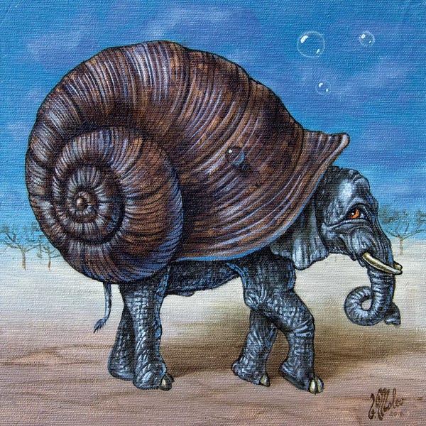 Snails: Snailephant by Victor Molev