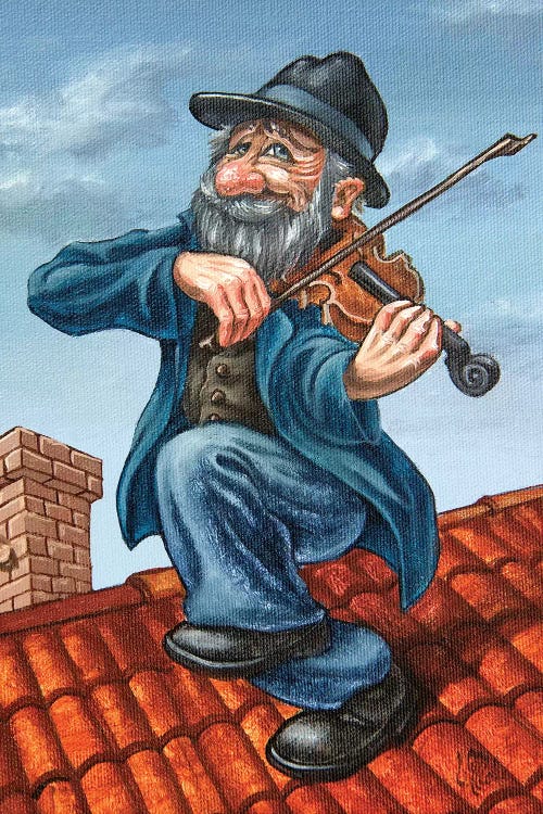 Fiddler On The Roof by Victor Molev wall art