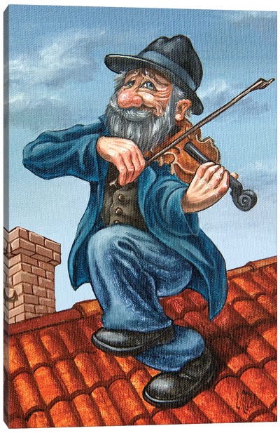 Fiddler On The Roof Canvas Art Print