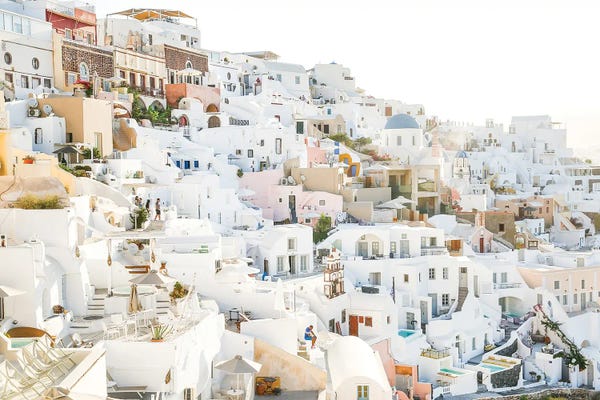Victoria's Stories: Santorini Sunrise by Victoria's Stories