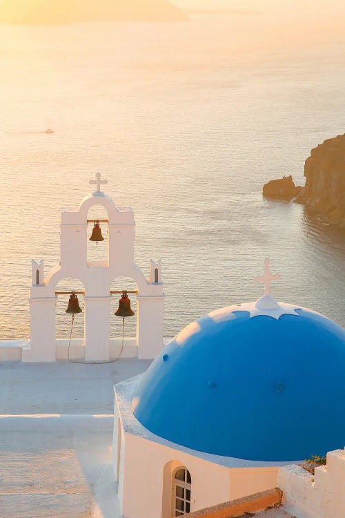 Santorini Sunset by Victoria Metaxas wall art