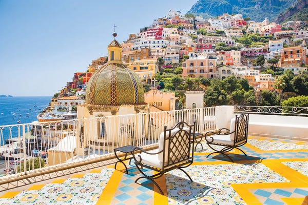 Victoria's Stories: Positano Balcony View by Victoria's Stories