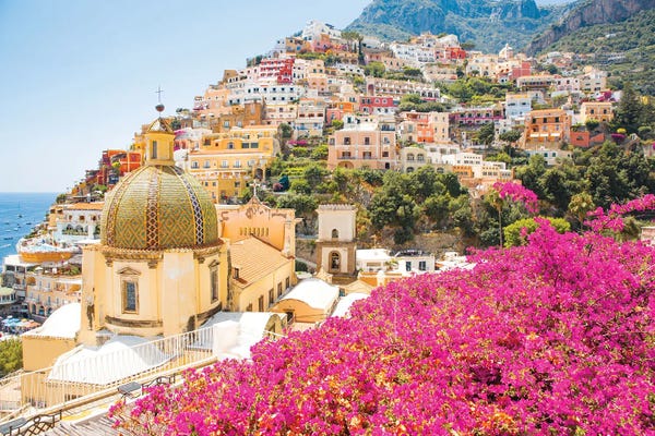 Victoria's Stories: Pretty Pink Positano View by Victoria's Stories
