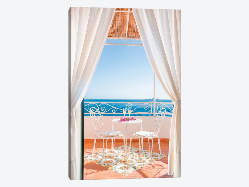 Positano Cocktail Hour by Victoria Metaxas 1-piece Canvas Wall Art