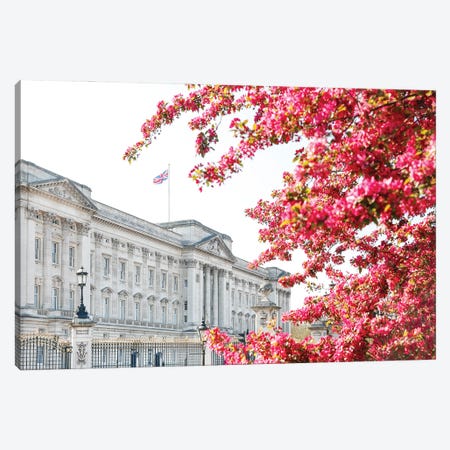Buckingham In Bloom Canvas Print #VMX12} by Victoria Metaxas Art Print