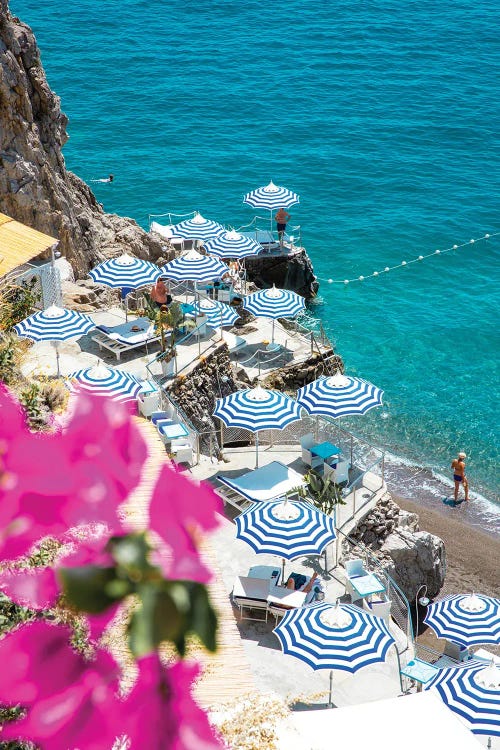 Positano Beach Umbrella Flowers