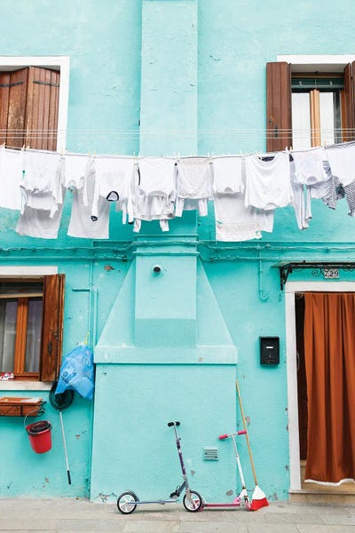 Victoria's Stories: Burano Turquoise Washing by Victoria's Stories