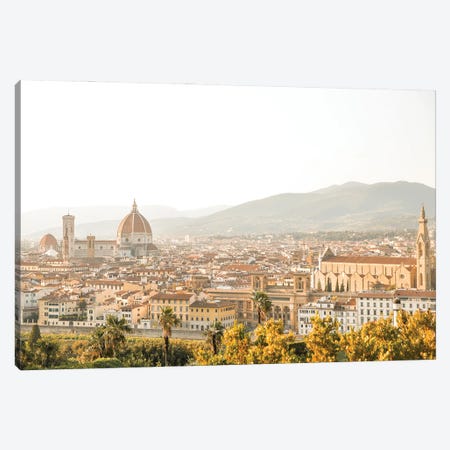 Florence Sunset Canvas Print #VMX28} by Victoria Metaxas Canvas Artwork