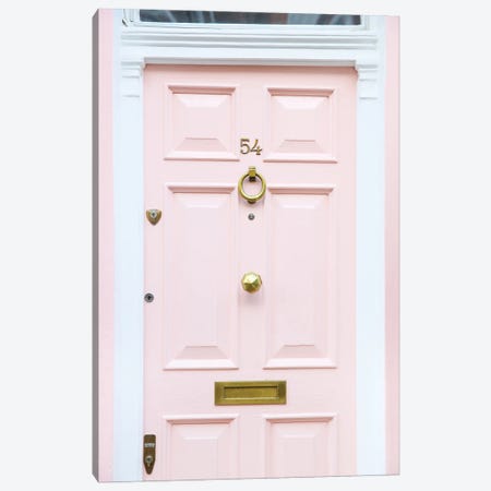 Knock Knock Pink Pink Canvas Print #VMX38} by Victoria Metaxas Canvas Print