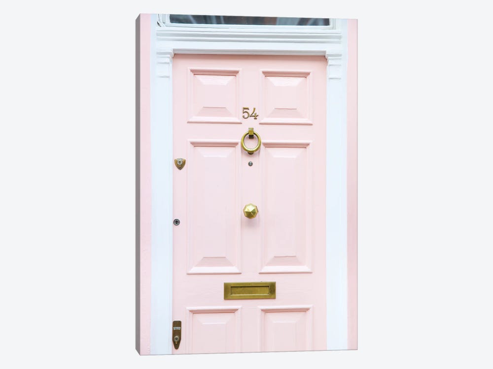 Knock Knock Pink Pink by Victoria Metaxas 1-piece Canvas Print