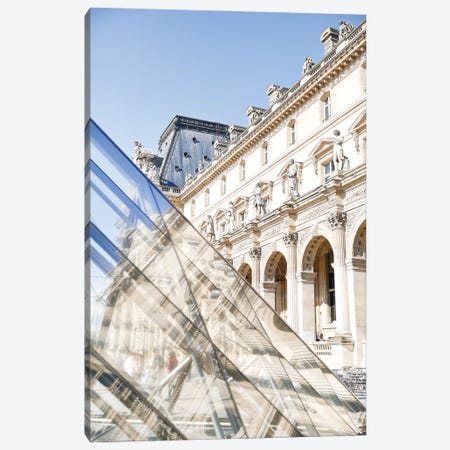 Louvre Perspective Canvas Print #VMX52} by Victoria Metaxas Art Print
