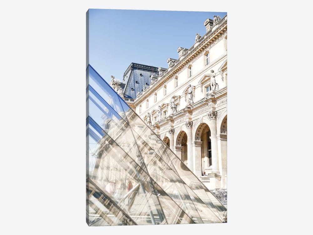 Louvre Perspective by Victoria Metaxas 1-piece Canvas Print