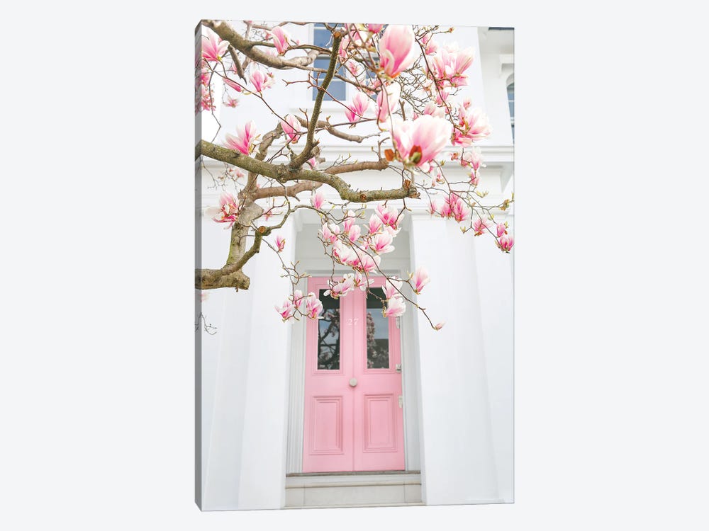 Magnolia Pink Door by Victoria Metaxas 1-piece Canvas Art