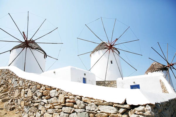 Mykonos: Mykonos Windmills by Victoria's Stories