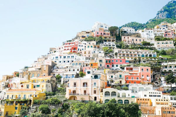 Amalfi Coast: Pastel Positano by Victoria's Stories