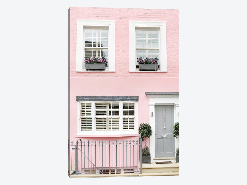 Pink London by Victoria Metaxas 1-piece Canvas Wall Art