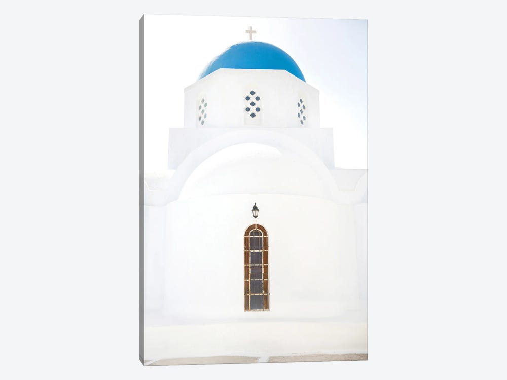 Pyrgos Church Santorini by Victoria Metaxas 1-piece Art Print