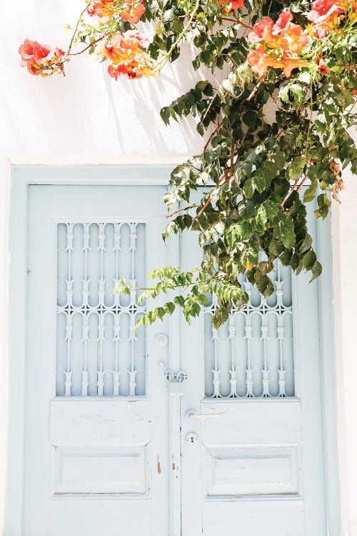 Rustic Blue Door by Victoria Metaxas wall art